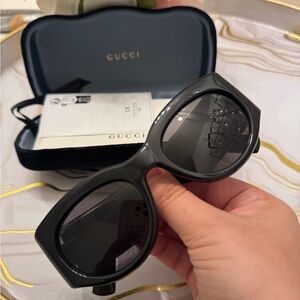 Gucci Gray Women's Sunglasses